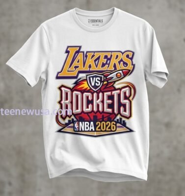 Lakers Vs Rockets Nba 2026 Championship T Shirt