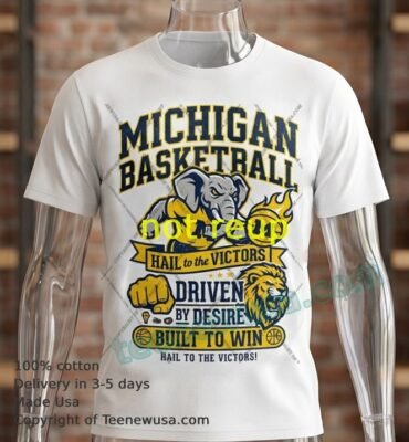 Michigan Basketball Sport T Shirt 2