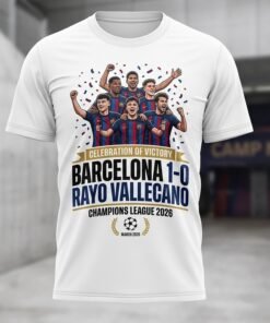 Barcelona Win Rayo Vallecano Champions League 2026 T Shirt