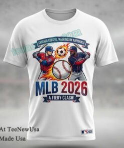 Chicago Cubs Vs. Washington Nationals Mlb Schedule 2026 T Shirt