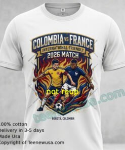 Colombia Vs France International Friendly Football Match 2026 T Shirt