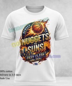 Denver Nuggets Vs Phoenix Suns Nba 2026 Sport T Shirt