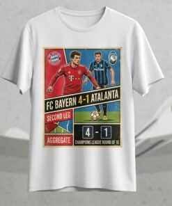 Fc Bayern Beat Atalanta Bergamo 2026 Sport T Shirt
