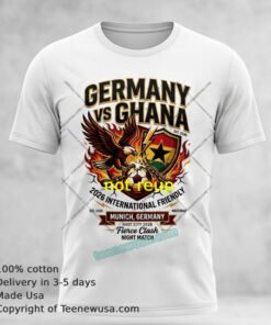 Germany vs Ghana international friendly football match 2026 t-shirt
