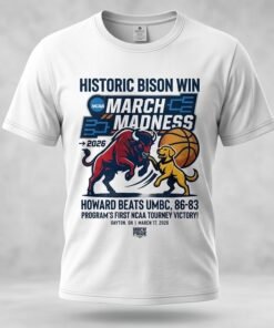 Howard Holds Off Umbc In First Four For First Ncaa Tournament Win 2026 Sport T Shirt