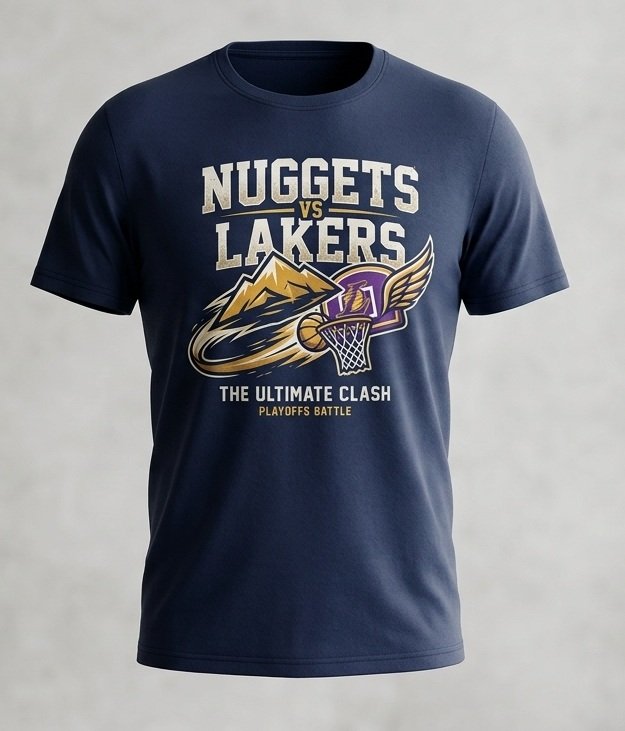 Los Angeles Lakers vs. Denver Nuggets sport champions t shirt Los Angeles Lakers Vs. Denver Nuggets Sport Champions T Shirt