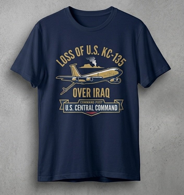 Loss of KC-135 Over Iraq Central Command t-shirt Loss Of Kc 135 Over Iraq Central Command T Shirt
