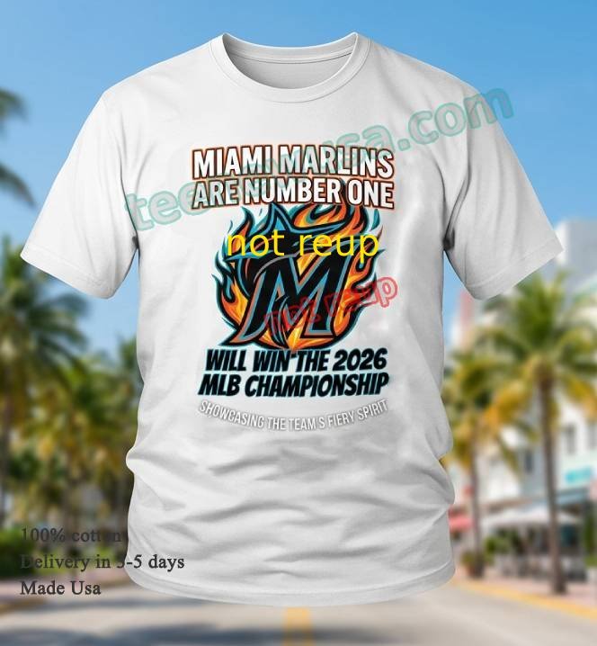 Miami Marlins MLB season sport t-shirt Miami Marlins Mlb Season Sport T Shirt 1