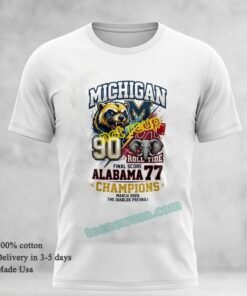 Michigan Vs. Alabama Sweet 16 Ncaa Sport T Shirt4
