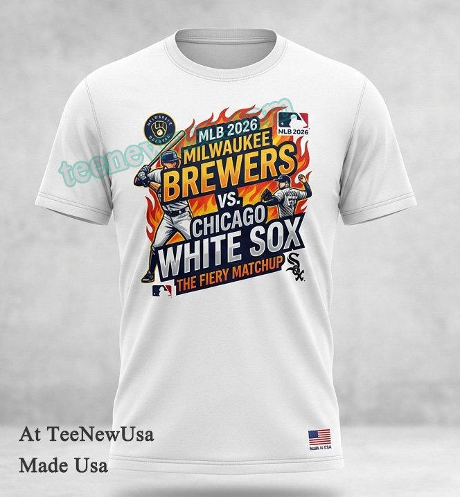 Milwaukee Brewers vs. Chicago White Sox MLB Schedule 2026 t-shirt Milwaukee Brewers Vs. Chicago White Sox Mlb Schedule 2026 T Shirt