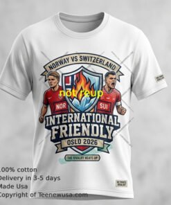 Norway Vs Switzerland International Friendly Football Match 2026 T Shirt