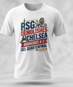 Psg Win Chelsea 8 2 On Aggregate For Ucl Quarterfinal Berth Sport T Shirt