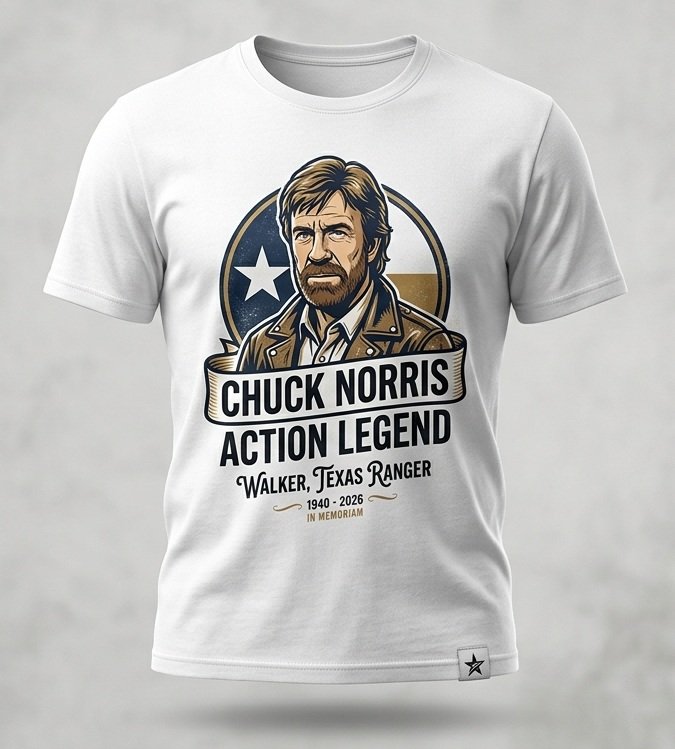 Remembering Chuck Norris t-shirt Remembering Chuck Norris T Shirt