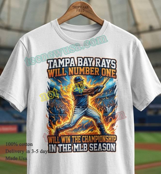 Tampa Bay Rays MLB sport white t-shirt Tampa Bay Rays Mlb Sport White T Shirt