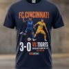 This T Shirt Commemorates The Football Game Between The Cincinnati And Tigers Teams