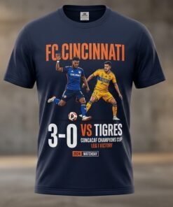 This T Shirt Commemorates The Football Game Between The Cincinnati And Tigers Teams