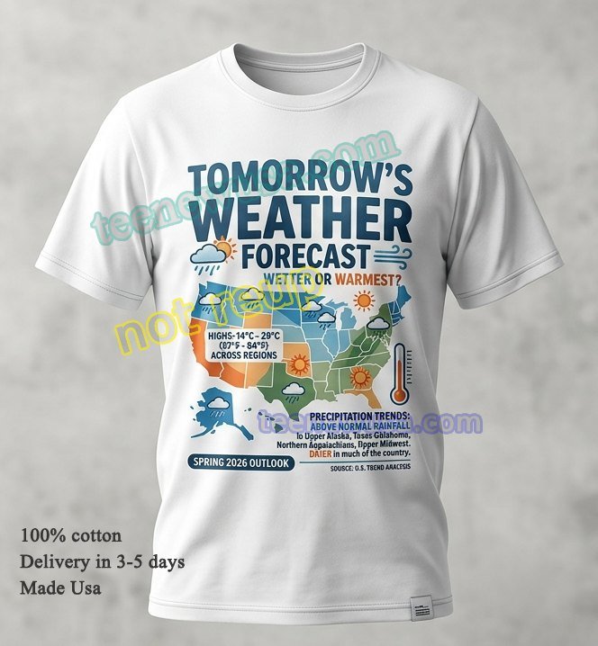 Tomorrow's weather usa t-shirt Tomorrows Weather Usa T Shirt