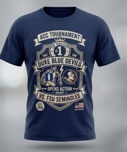 Top Seed Duke Opens Acc Tournament Action Against Fsu T Shirt