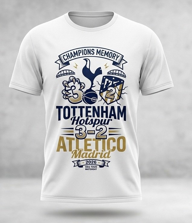 Tottenham beat Atletico Madrid sport t-shirt Tottenham Beat Atletico Madrid Sport T Shirt