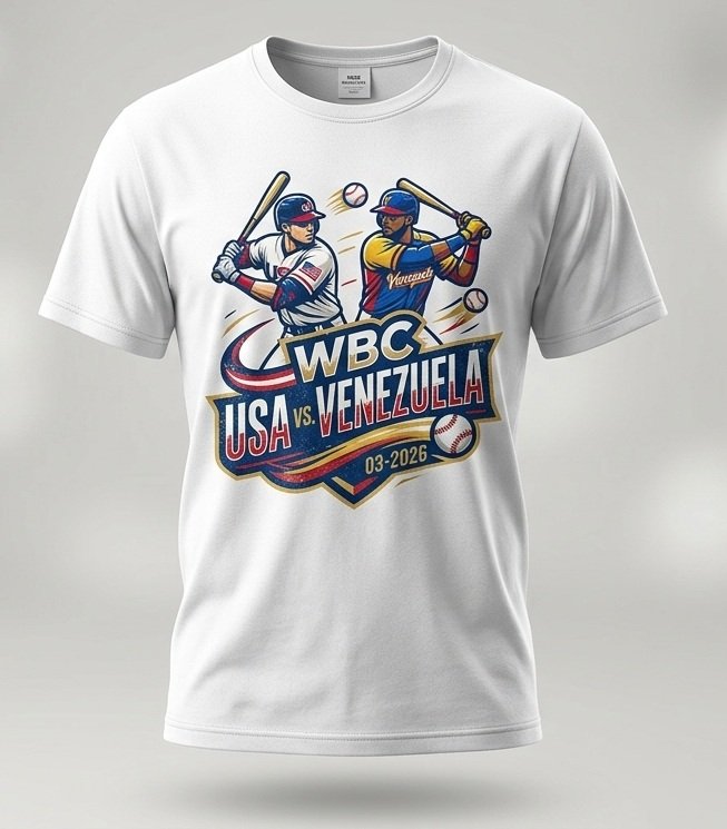 USA vs. Venezuela wbc sport t-shirt Usa Vs. Venezuela Wbc Sport T Shirt