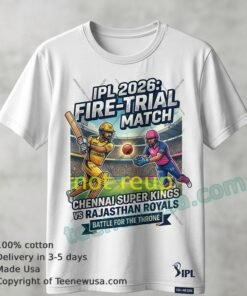 Chennai Super Kings Vs Rajasthan Royals Ipl 2026 T Shirt 1