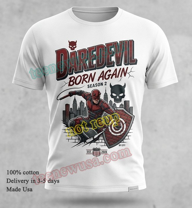 daredevil born again season 2 t-shirt Daredevil Born Again Season 2 T Shirt