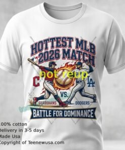 Guardians Vs Dodgers Mlb 2026 Sport T Shirt