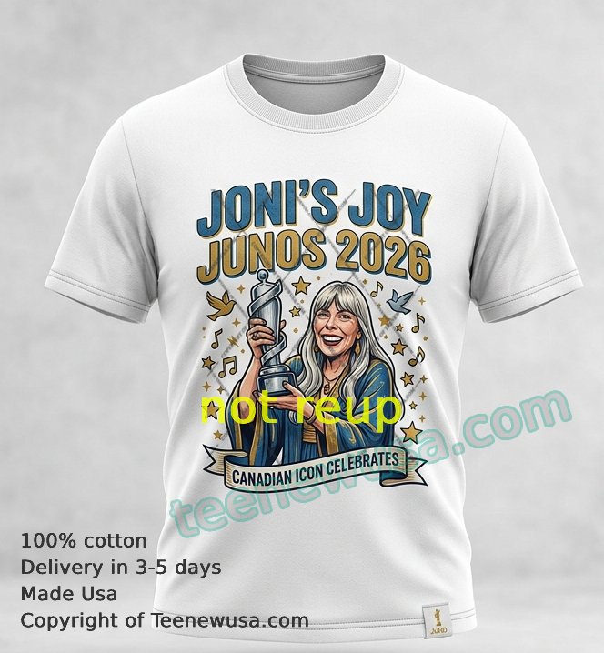 joni mitchell Junos 2026 t-shirt Joni Mitchell Junos 2026 T Shirt