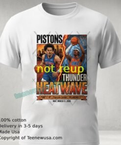 Pistons Vs Thunder Nba 2026 Sport T Shirt