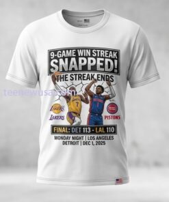 Pistons Win Lakers Sport T Shirt