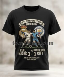 Real Madrid Vs Manchester City Sport T Shirt