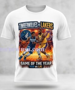 Timberwolves Vs Lakers Sport T Shirt