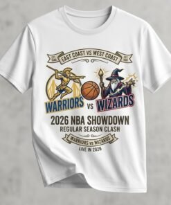 Warriors Vs Wizards Nba 2026 T Shirt