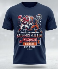 Wisconsin Vs Illinois Sport Champions T Shirt