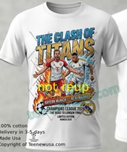 Bayern Munich Vs Real Madrid Champions League 2026 Sport T Shirt