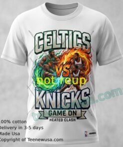 Boston Celtics Vs New York Knicks Nba Sport T Shirt
