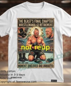 Brock Lesnar Wrestlemania 42 Retirement The Beasts Final Ride Tee