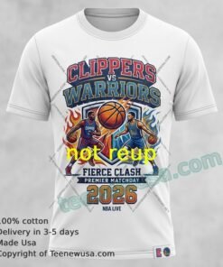 Clippers Vs Warriors Nba 2026 Sport T Shirt