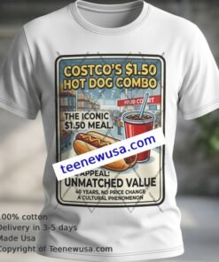 Costcos 1.50 Hot Dog Combo Funny T Shirt