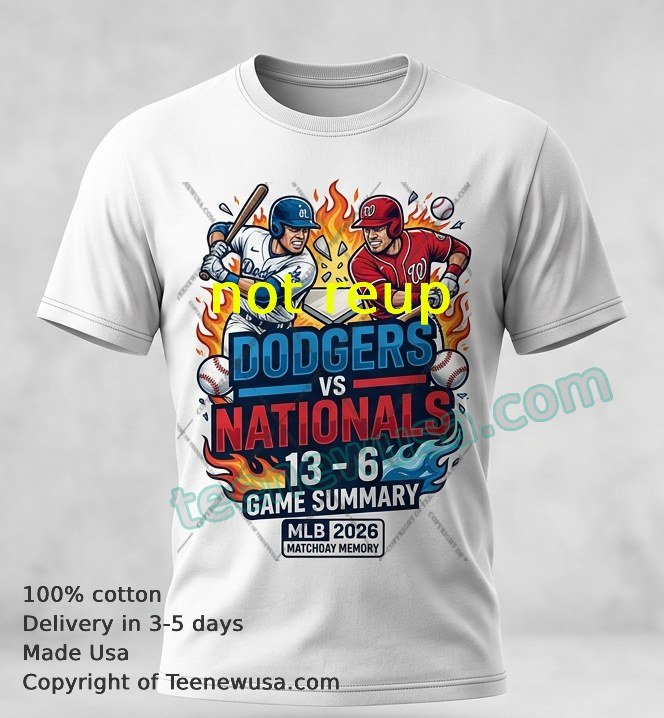 Dodgers vs Nationals at mlb 2026 t-shirt Dodgers Vs Nationals At Mlb 2026 T Shirt