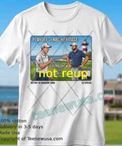 Fitzpatrick Defeats Scheffler Rbc Heritage Playoff Victory Tee