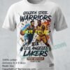Golden State Warriors Vs Los Angeles Lakers Nba Sport T Shirt