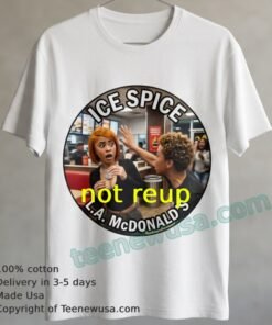 Ice Spice Mcdonalds Incident The Viral L.a. Fan Slap Tee