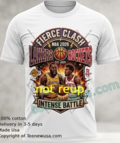 Lakers Vs Rockets Nba 2026 Sport T Shirt