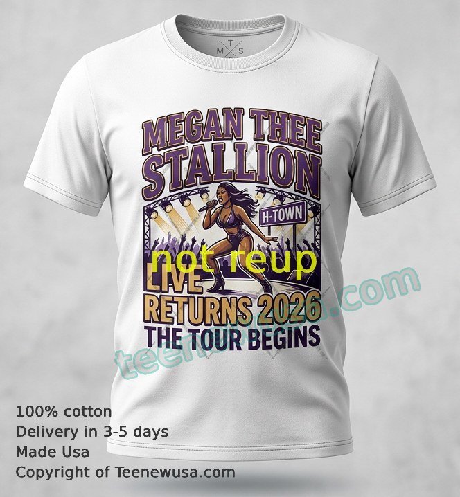 Megan Thee Stallion and her return to shows t-shirt Megan Thee Stallion And Her Return To Shows T Shirt