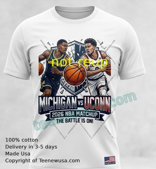 Michigan vs UConn nba 2026 sport t-shirt Michigan Vs Uconn Nba 2026 Sport T Shirt