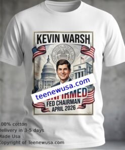 New Era Kevin Warsh Leads The Fed As Chairman T Shirt