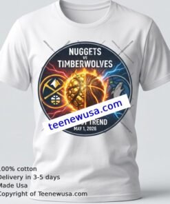 Nuggets Vs Timberwolves 2026 Playoff Clash Tee