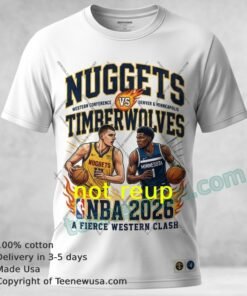Nuggets Vs Timberwolves Nba 2026 Sport T Shirt