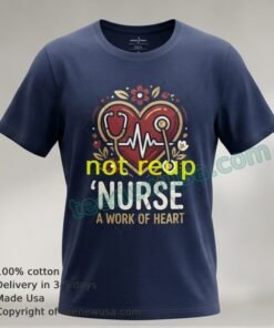 Nurse A Work Of Heart T Shirt